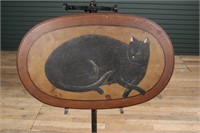 Warren Kimble Original Painted Black Cat