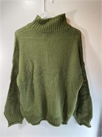 Women's Knitted sweater  Green - Small