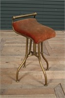 French Early to Mid 20th Century Brass Stool