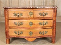 Very Good French 18th C. Serpentine Commode