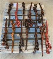 Lot Of Assorted Chain Lever Binders