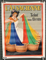 Belgian L'Alsacienne Fabric Dye Poster