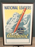 Autopoint The Better Pencil Advertising Poster