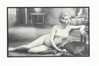 French Photo Postcard - Female Nude Marke