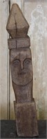 Orissa Indian Carved Wood Totem Reliquary Finial