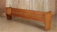 Vintage Mid Century Pew or Station Bench