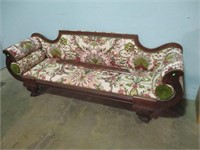 COLORFUL VICTORIAN SOFA 7.5'