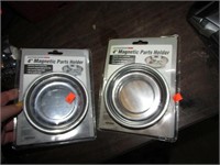2-- 4" MAGNETIC PARTS HOLDERS