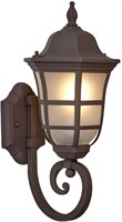 Gooseneck Hanging Outdoor LED Wall Light Bronze