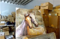 Horse And Foal Painting on Canvas