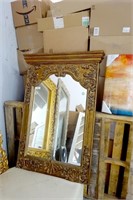 Bronze Traditional Decorative Framed Mirror 35x54