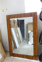 Rustic Decorative Burl Wood Look Mirror 40x60