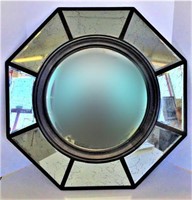 Octagonal Mirror & Raised Round Center