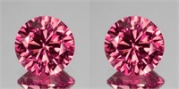 Natural Padparadsch Sapphire Pair {Flawless-VVS}