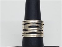 .925 Sterling Silver Contemporary Band