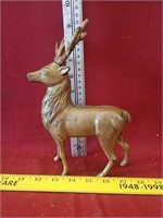 Deer cast iron coin bank