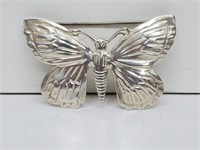 .925 Sterling Silver Butterfly Brooch