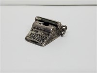 .925 Sterling Silver Typewriter Pendant/Charm