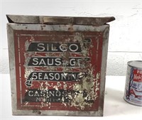 Boîtier métallique ancien Silco Sausage