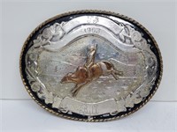 1963 Personalized Bull Rider Belt Buckle