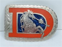 Handmade Woolsey Denver Broncos Belt Buckle
