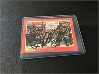 Dale Earnhardt Sr.& Jr. Hand signed card 1