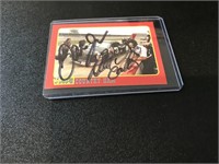 Dale Earnhardt Sr. & Jr. Hand signed card 4