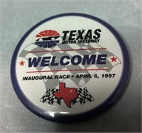 RARE 1997 Texas NASCAR Race Worker Button Pin