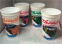 Set of 4 1990 Days of Thunder Promo Cups