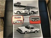 Lot of 4 vintage David Pearson NASCAR items