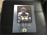 1998 Antron Brown signed Pro Stock Bike postcard