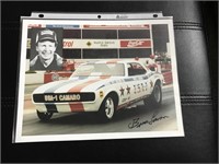 Signed Bruce Larson USA-1 Funny car photo
