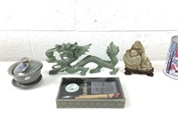 Items décoratifs & ensemble calligraphie asiatique