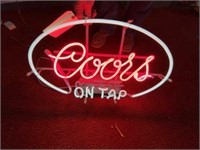 Neon Lighted Sign Coors