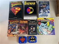 DC Batman & Superman Books/Cassette/Collectibles