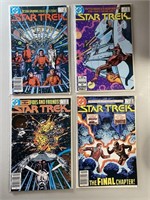 STAR TREK COMICS 1-2-3-4 FEB-MAR-APR-MAY 1984
