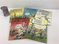 5 bandes dessinées Pierre Tombal