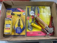 CHALK LINE & ASSORTED TOOLS
