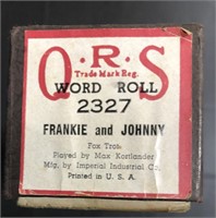VINTAGE QRS PLAYER PIANO ROLL "FRANKIE AND JOHNNY