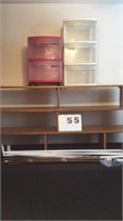 3 tier wood shelf, closet shoe organizer