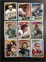 LOT OF (71) 1984 TOPPS FOOTBALL TRADING CARDS INCL