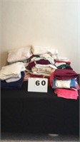 Lot of bathroom and kitchen towels