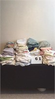 Large lot of bedding sheets pillow cases various