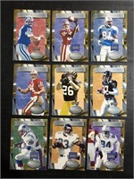 LOT OF (82) 1996 PLAYOFF TROPHY CONTENDERS FOOTBAL