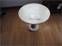 Round Marble top pedastal table