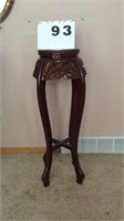 36" tall Victorian style marble top stand