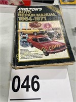 CHILTON'S AUTO REPAIR MANUAL 1964-1971