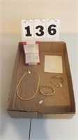 Lot of 925 silver 2 necklaces and 2 bracelets