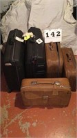 Samsonite 3 piece hard case luggage and American