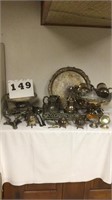 Lot of silver plate Rogers Co and various pieces